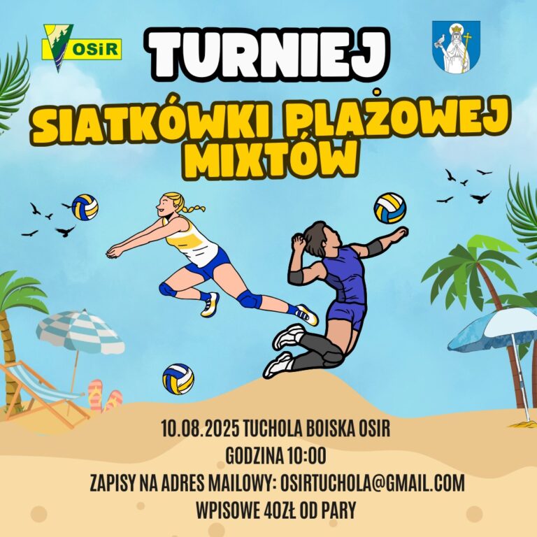 Turniej Siatkówki Plażowej Mixtów.