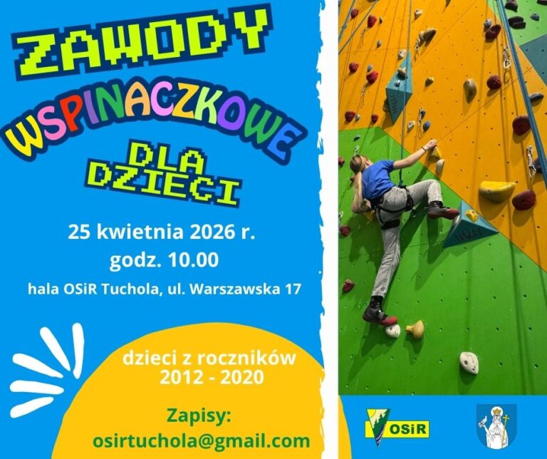 Zapisy na zawody wspinaczkowe.